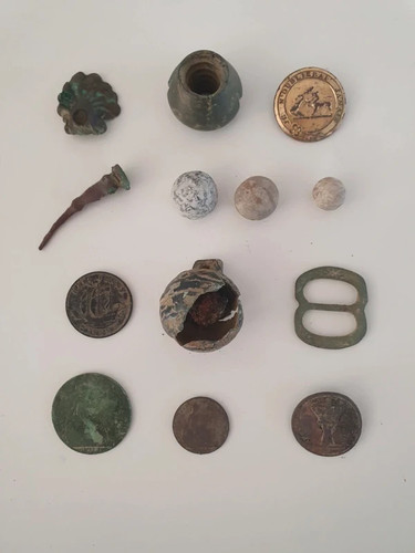 Metal detecting finds - metal,