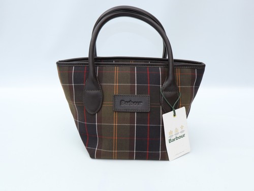 Barbour tartan tote bag - tote, hand