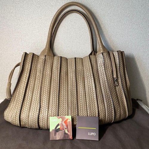 Lupo abanico woven handbag - lupo,