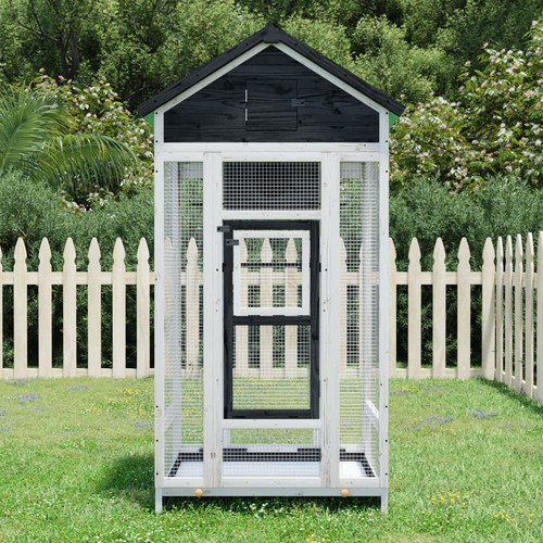 Bird house mocha - solid, wood