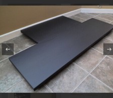 Black Granite Boxed & Lipped Front Hearth and Back  Hearth 20mm in Honed finish.