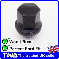 BLACK ALLOY WHEEL NUT - FORD