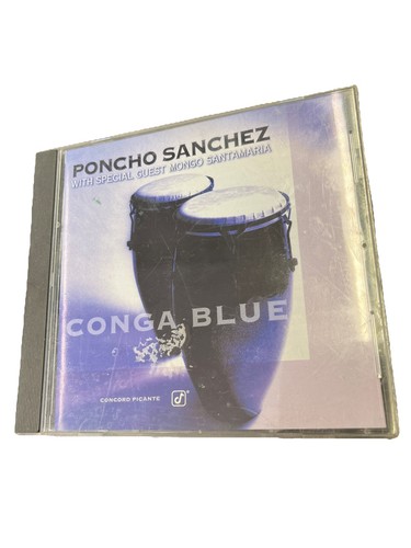 Conga blue poncho - by, sanchez