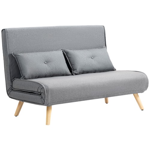 Homcom click clack sofa bed - click,
