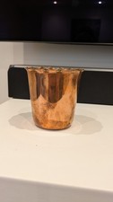 1900’s Vintage Newlyn Copper Beaker / Cup with decorative scalloped rim. Perfect