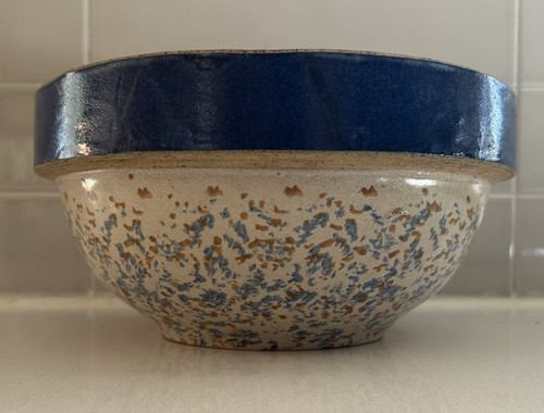 Antique primitive mixing bowl - antique,