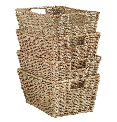 Seagrass storage baskets - seagrass,