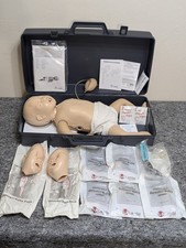 Laerdal Resusci Baby CPR First Aid Manikin + New Sealed Accessories in Hard Case