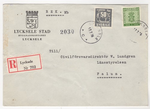 1956 feb 17th registered - 1956, 17th.
