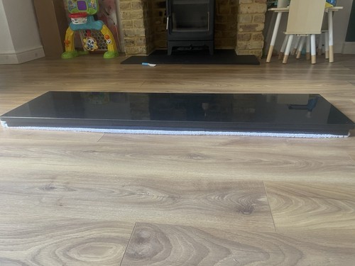 Black polished granite - black,