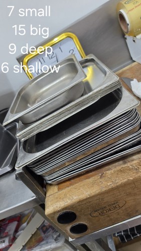 Stainless steel gastronorm - steel, pan