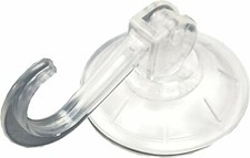 LARGE CLEAR 45mm HEAVY SUCTION LEVER HOOK Kitchen Bathroom Hanging Holder Sucker