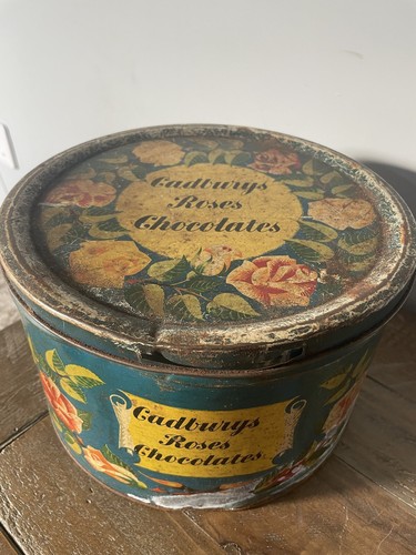Vintage tin large - tin, cadburys