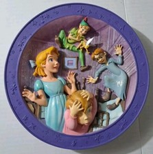Enesco Disney Peter Pan "All it Takes is Faith & Trust" 3D Collectors Plate 8.5"