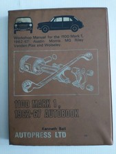 AutoExpress Workshop Manual  Austin 1100 Mk 1 Morris MG Riley VP Wolseley Riley