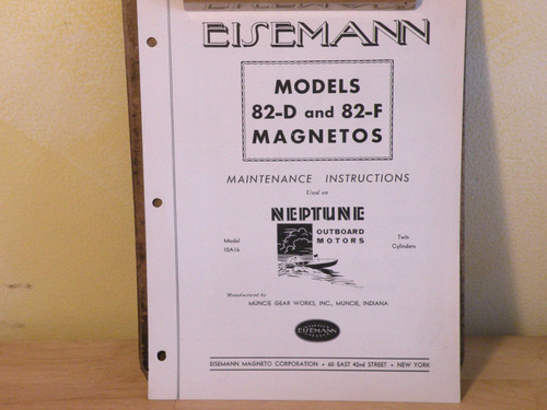 Eisemann magneto model - eisemann, 82-d