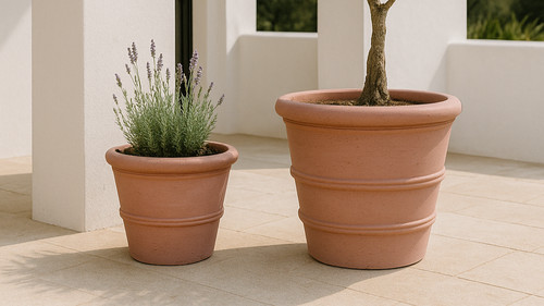 25cm terracotta effect - 25cm,