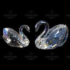 Swarovski Crystal LOVE SWANS