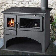 Wood Burning Range Stove Oven