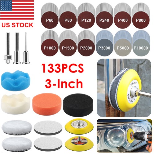 133pcs inch sanding disc - 133pcs,