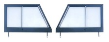 Pair Glazed Front Door Tops RH