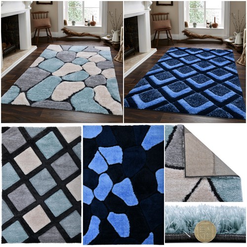 Duck egg blue shaggy - egg, rugs