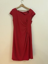 L K Bennett Raspberry Sheath Dress Size 16