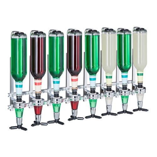 Wall mount bar - butler, 8-bottle