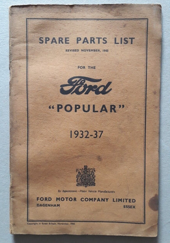 Ford popular spare - ford,