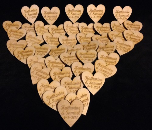 Personalised wooden love - wooden,