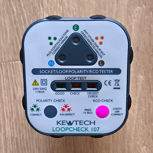 Kewtech loopcheck 107 socket - loopcheck,