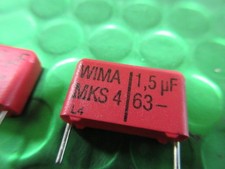 WIMA 1.5UF 63V 10% Polyester