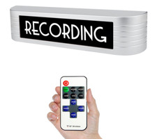Recording Sign Light Box LED
