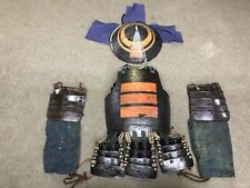 Y8407 YOROI Infantry Armor full set Jingasa Japan antique Samurai warrior bushi