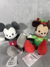 Christmas Disney Store Official Big Feet Mickey Mouse Elf Bundle X2 VGC