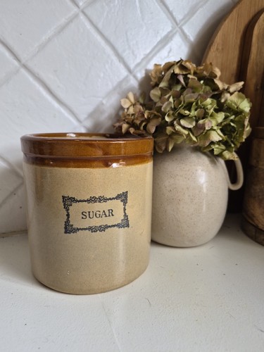 Moira pottery stoneware sugar - stoneware,