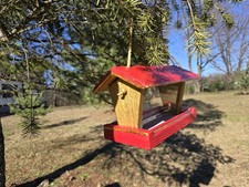 Wooden Red & Gold Decortive