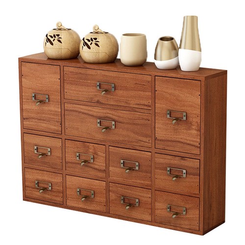 Drawer wooden cabinet - wooden,