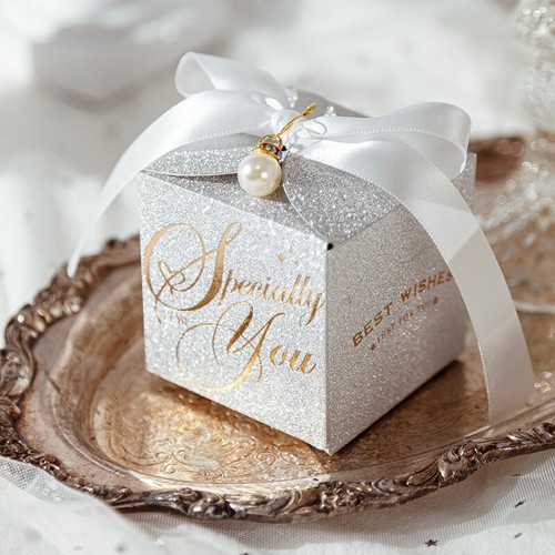 New glitter gold silver cube - glitter,