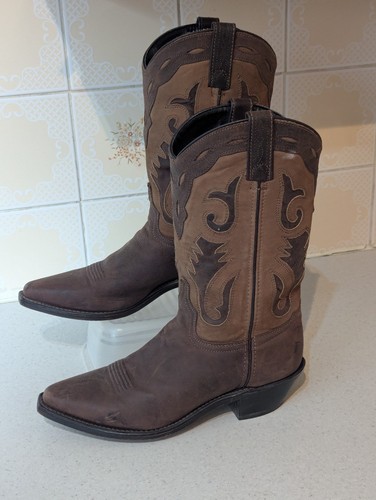 Premium leather cowboy boots - leather,