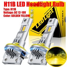 UK 2Pcs H11B LED Headlight Fog