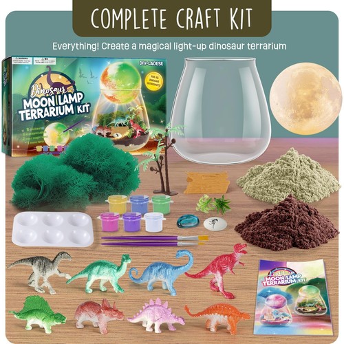 Dinosaur terrarium craft kit - dinosaur,