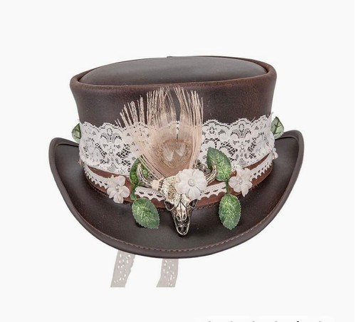 Handmade brown steampunk - steampunk, top