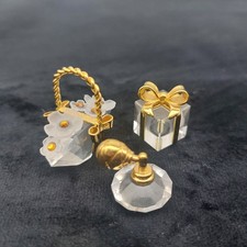 Swarovski Crystal Memories Flower Basket Present Gift Perfume Atomiser Swan Logo