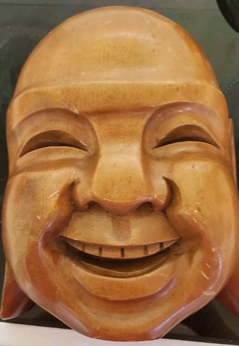 Large hand carved wooden - carved,