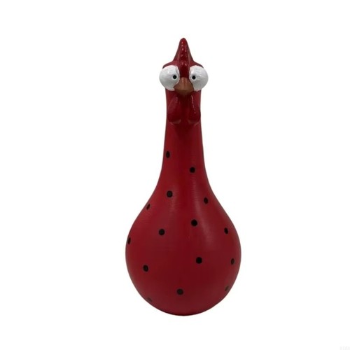 1xnovelty resin rooster vase - 1xnovelty,