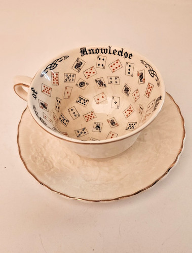 The cup knowledge vintage - cup, of