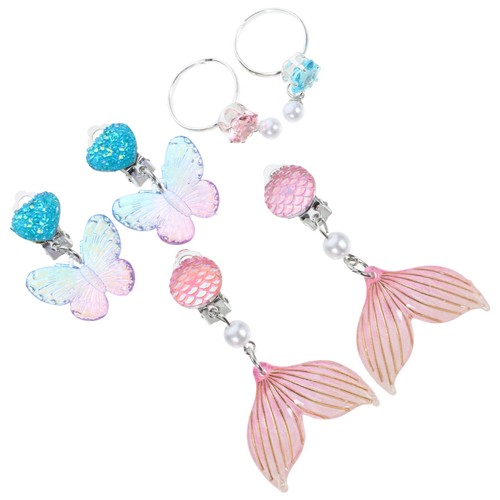 Pairs ear clips for - clips,