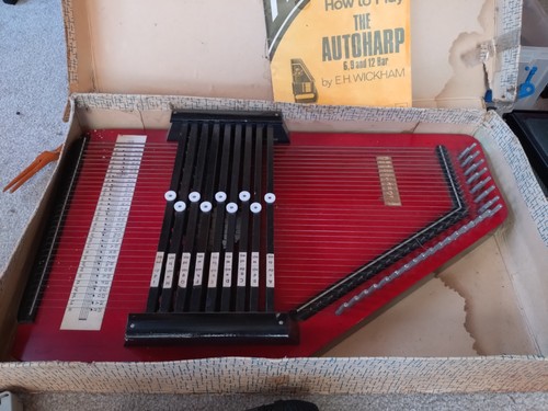 Vintage acoustic autoharp - vintage,