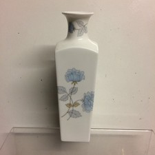 Wedgewood Ice Rose Bud Vase